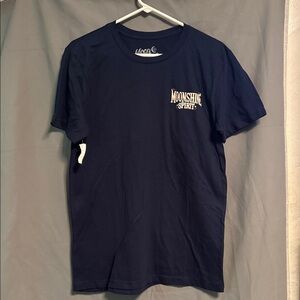 Moonshine Spirit Men's ShortSleeve Navy Graphic Tee